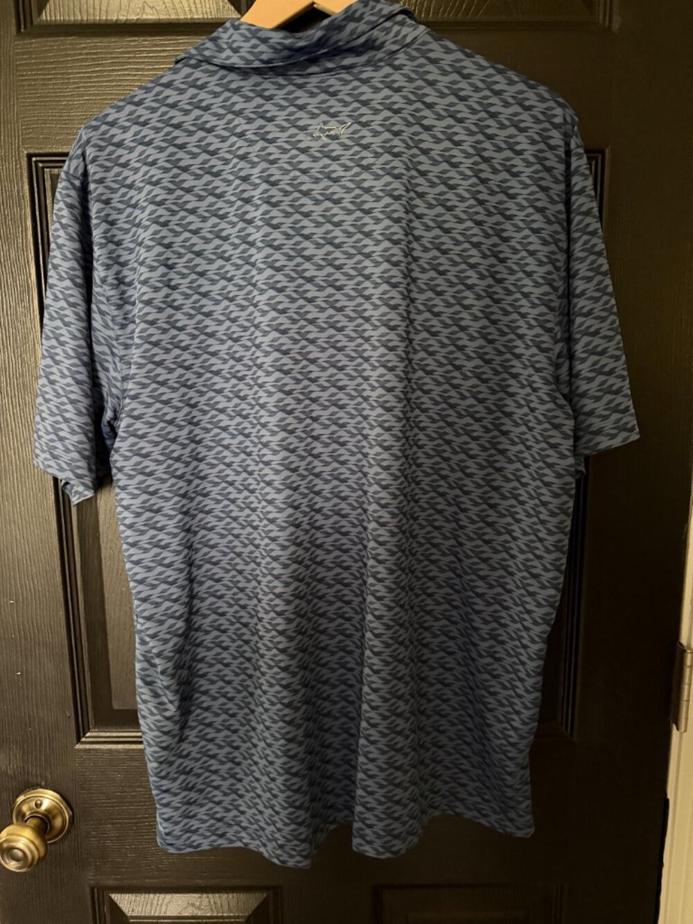 Gently Worn Mens Golf Polo Shirt Navy Blue Large - Picture 4 of 4